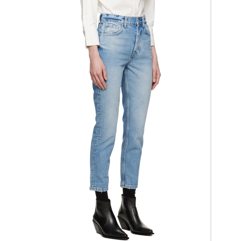 Anine Bing Sonya Straight-Leg Jeans